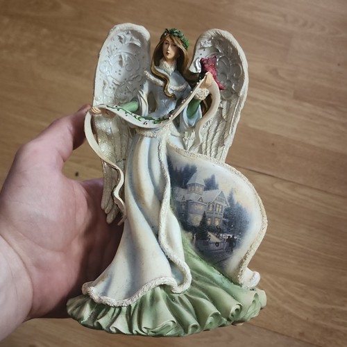 Illuminated resin angel - illuminated,