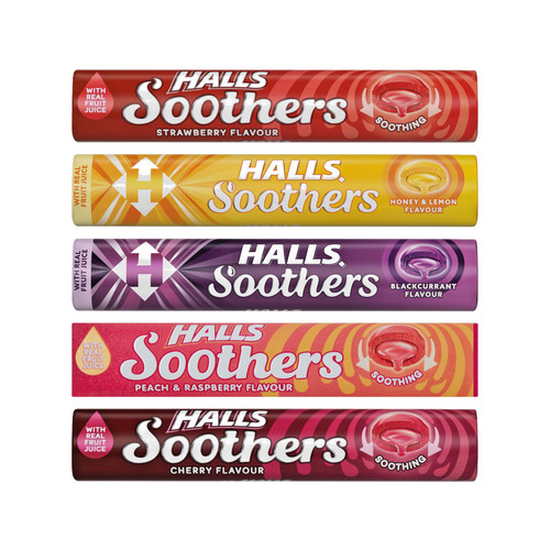 Halls soothers throat lozenges - soothers,