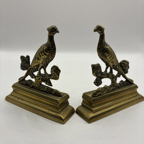 Vintage brass pheasant - vintage,