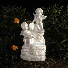 Solar Cherub Ornament Light