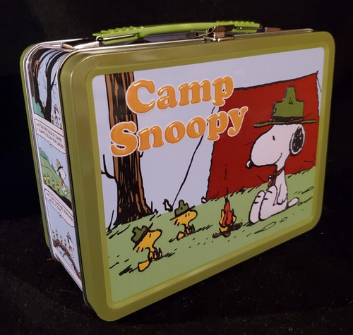 Camp snoopy large tin - tin, /