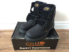 SoleMate Men's Safety Boots, Size 9 - Black