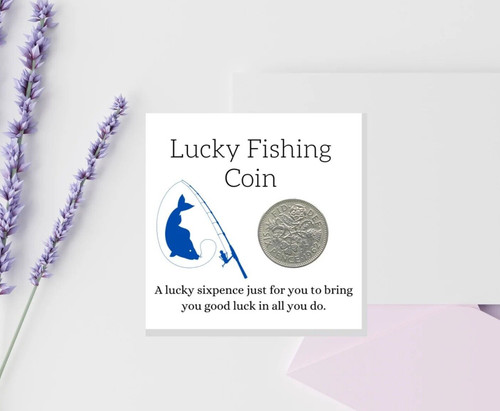 Lucky fishing coin - fishing, coin,
