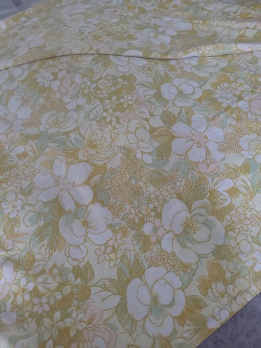 Vintage 1970s floral cotton - vintage,