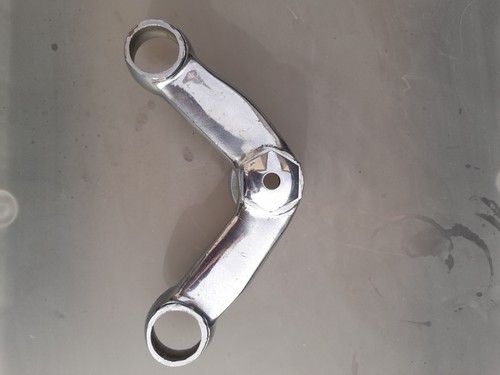 Chrome motorcycle top yoke - top,