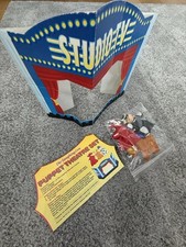 Laughing Cow Finger Puppet Theatre Set 1995 Promotional Advertising