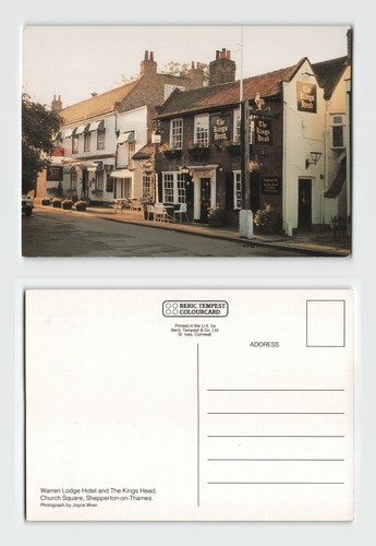 Postcard warren lodge hotel - warren,