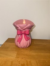 TK Maxx Pink Bow Vase - Hand