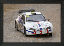 Autocross car framed wall - autocross,