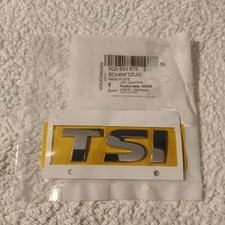 NEW GENUINE VOLKSWAGEN GOLF VII MK7 REAR TSI LETTERING BADGE EMBLEM