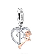 LETTER P NAME INITIAL HEART &