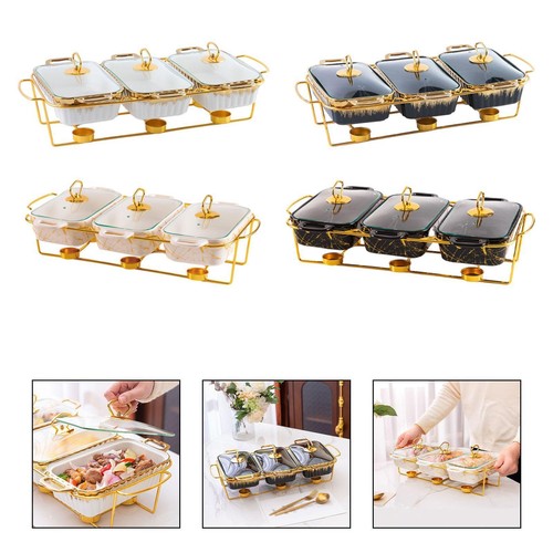 Chafing dish warming - dish, trays