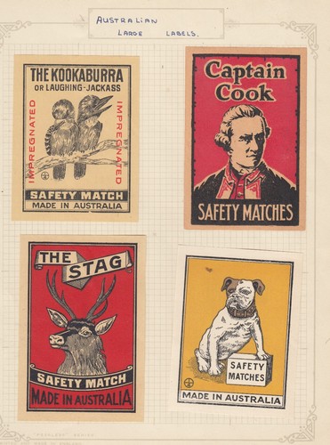 Old australian matchbox - 4,