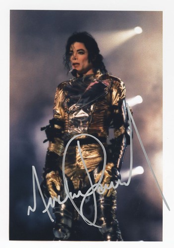Michael jackson signed gold - jackson, 'gold