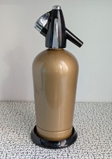 60s 70s Vintage Retro BOC Sparklets Bronze Soda Siphon Great Condition Party Bar