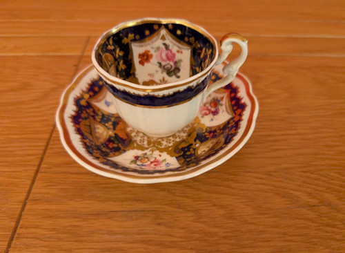 Antique bone china demitasse - bone,