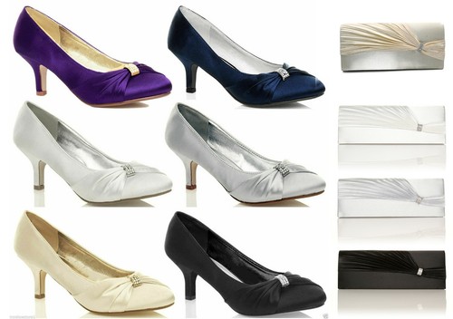 Womens ladies mid - mid, heel
