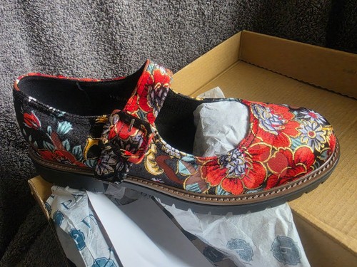 Pavers floral mary - jane, shoes