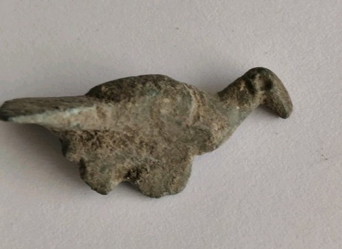 Ancient roman bronze bird - ancient,
