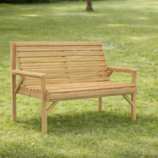 2 Seater Wooden Garden Bench