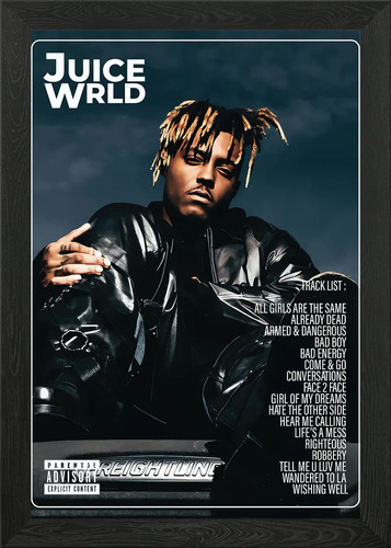 Juice wrld album cover framed - wrld,