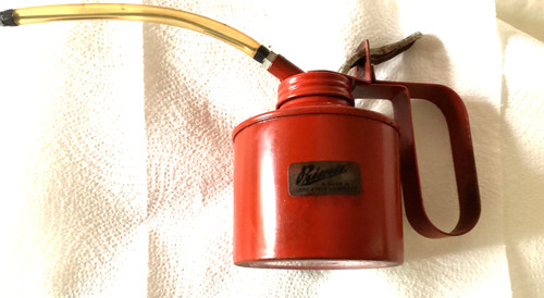 Vintage prima oil can - can,