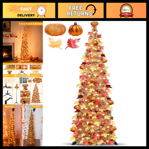 5ft fall maple - maple, decor