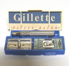 1940 Gillette Fat Handle Tech DE Mint Condition