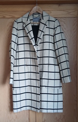 Jaeger cotton linen long coat - jaeger,