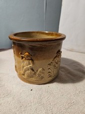 Royal Doulton Lambeth Ware Pot 4inches Tall Excellent Condition Harvest Series.