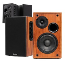 Audizio KS02 Stereo Bookshelf Speakers with Bluetooth - Active Powered Monitors