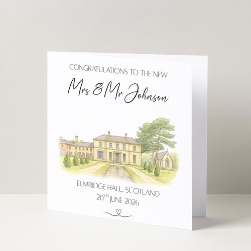 Personalised wedding venue - personalised,