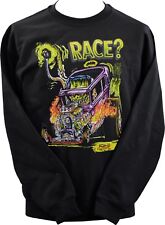 UNISEX SWEATSHIRT JOHNNY ACE FRANKENSTEIN MONSTER HORROR RAT HOT ROD BAT XS-7XL