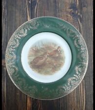  unmarked china decorative plates with birds 270mm wide