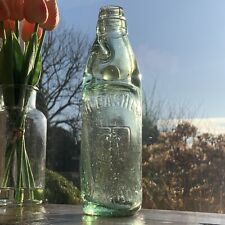 G. H. Pashley Loughboro 10 oz Vintage Old Fashioned Glass Codd Bottle