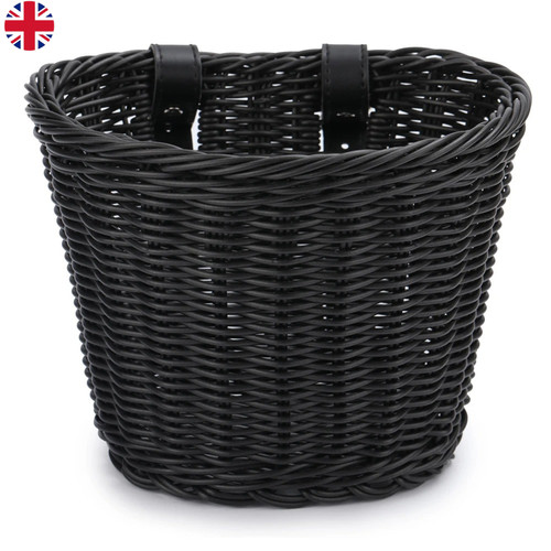 Hand woven bicycle basket - bicycle,