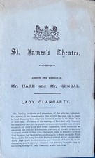 VICTORIAN THEATRE PROGRAMME