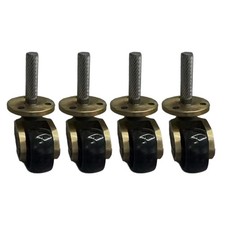 4pcs Brass Swivel Casters with