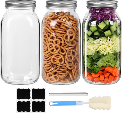 Pack large mason jars - large,