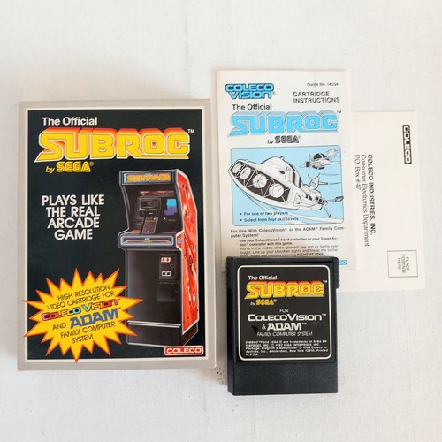 Subroc cbs coleco vision - coleco,