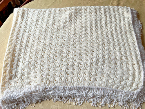 Vintage acrylic knitted - acrylic,