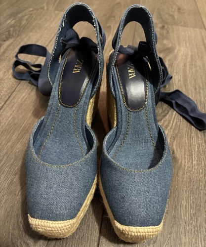 Zara slingback denim fabric - slingback,