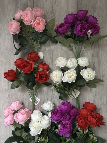 Peony bushes mix - mix, artificial