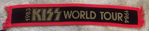 Original kiss world tour scarf - kiss,