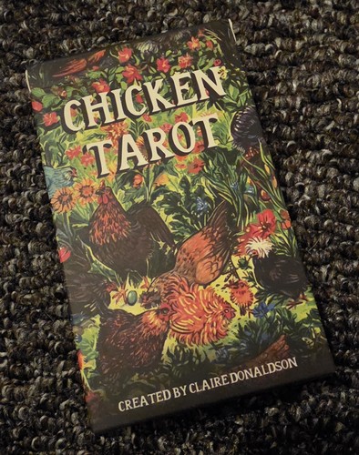 Chicken tarot deck with - tarot,