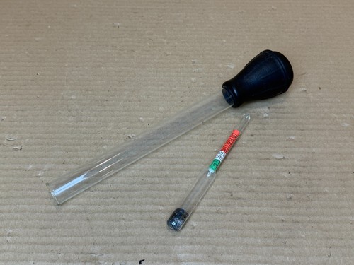 Battery hydrometer for testing