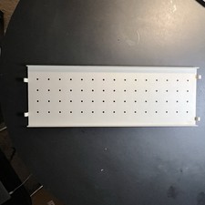 String Shelving System Low Edge Beige Metal Shelf 58 X 20cm