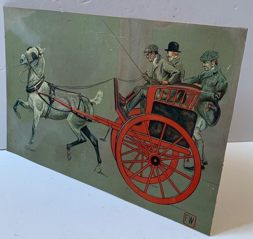 Vintage equestrian print horse - vintage,