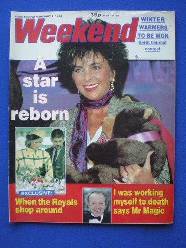 Weekend magazine liz taylor - -,