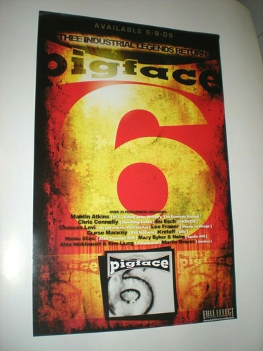 Poster pigface rare - rare, promo
